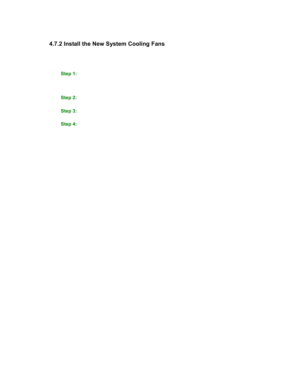 2 install the new system cooling fans | Maple Systems PC419C User Manual | Page 73 / 133
