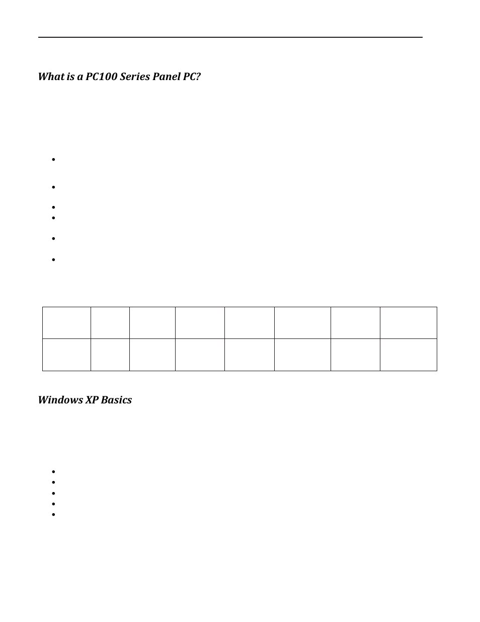 Hat is a, Pc100, Eries | Anel, Indows, Asics, What is a pc100 series panel pc, Windows xp basics | Maple Systems PC110CF User Manual | Page 5 / 22