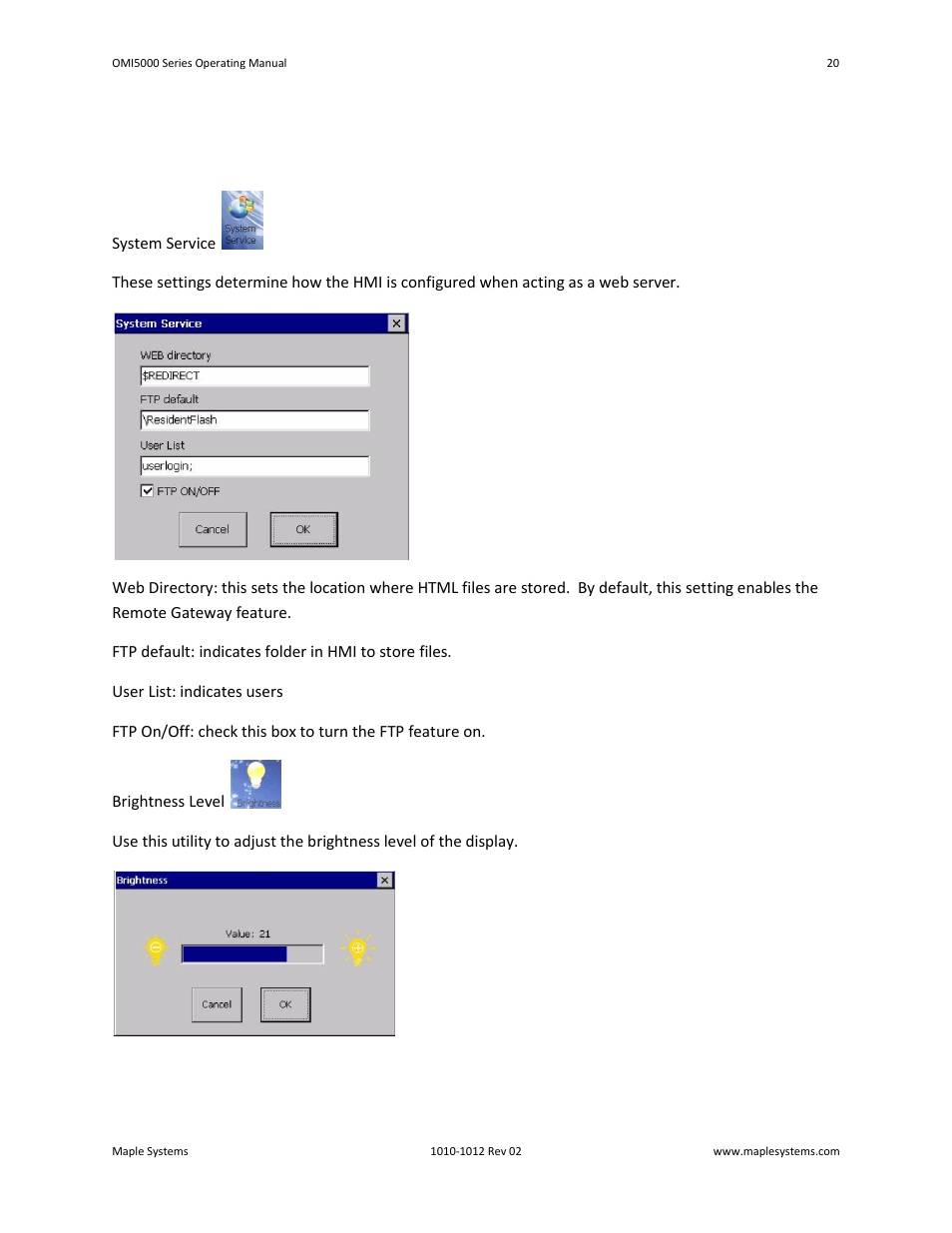 Maple Systems OMI5100A-CE User Manual | Page 24 / 38