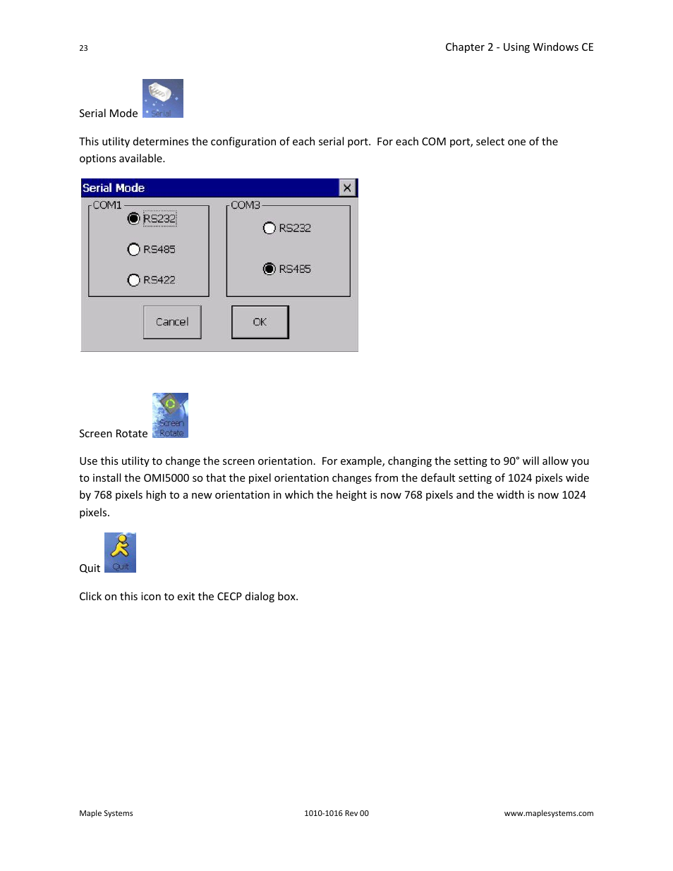 Maple Systems Windows CE Embedded 6.0 Professional Edition User Manual | Page 27 / 40