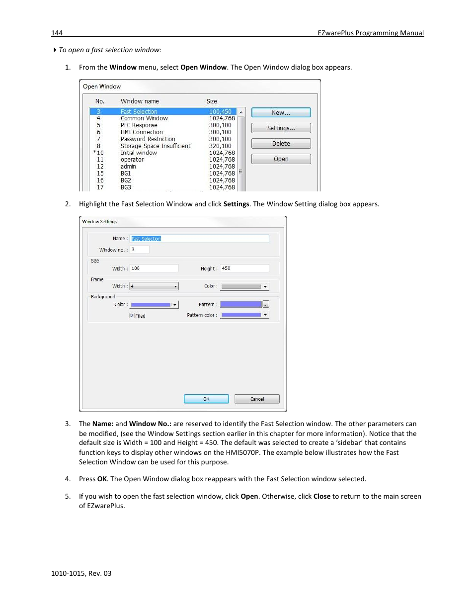 Using the fast selection button | Maple Systems 5000HD Series User Manual | Page 150 / 264