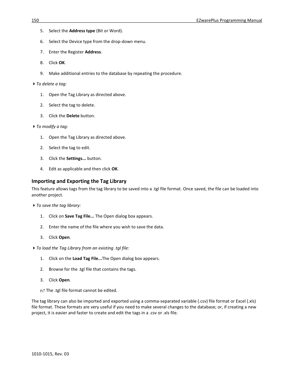 Importing and exporting the tag library | Maple Systems 5000HD Series User Manual | Page 156 / 264