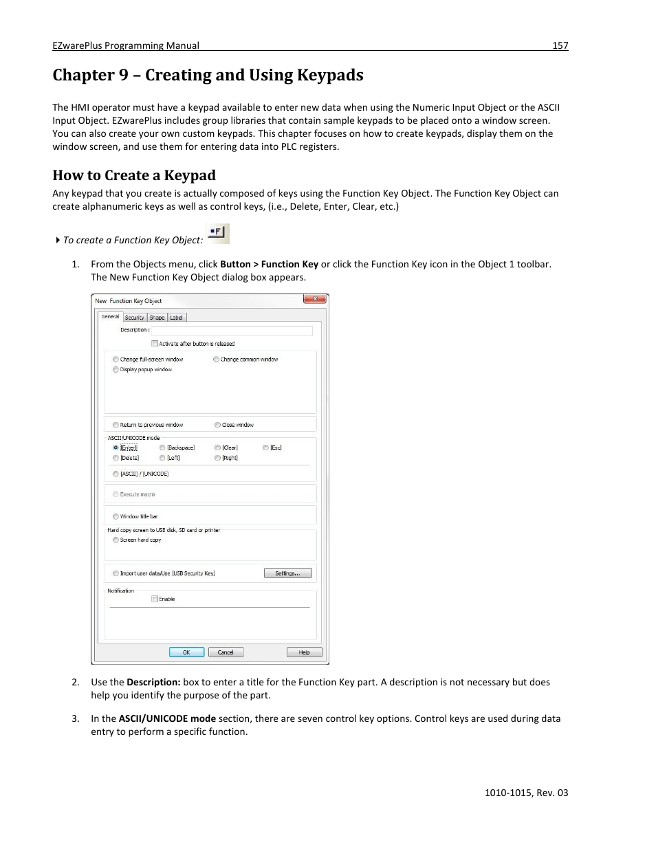 Chapter 9 – creating and using keypads, How to create a keypad | Maple Systems 5000HD Series User Manual | Page 163 / 264