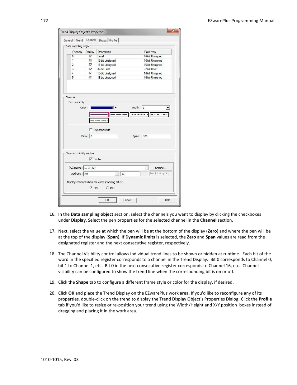 History data display | Maple Systems 5000HD Series User Manual | Page 178 / 264