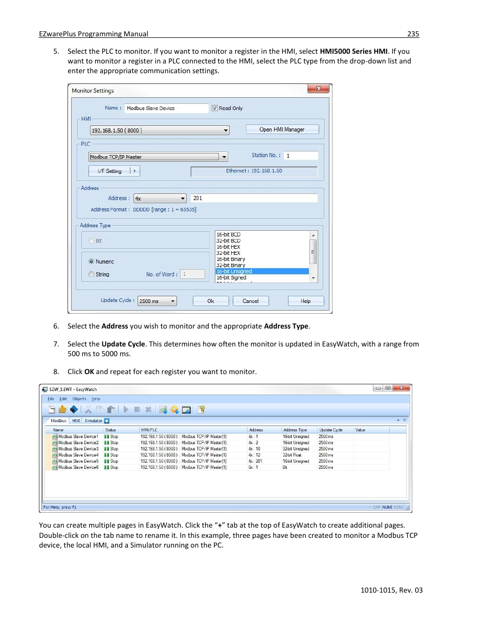 Maple Systems 5000HD Series User Manual | Page 241 / 264