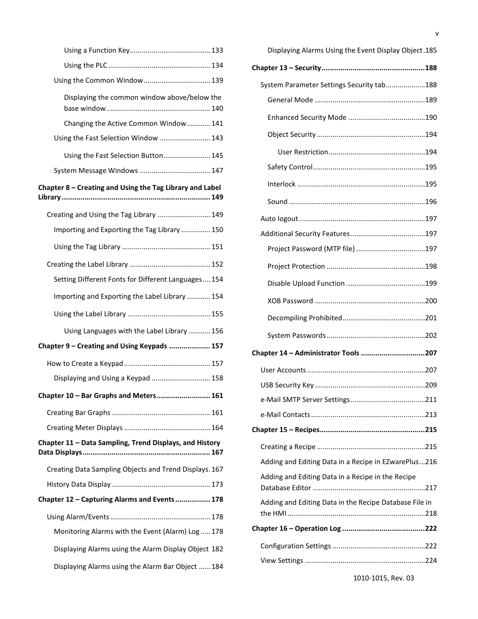 Maple Systems 5000HD Series User Manual | Page 5 / 264