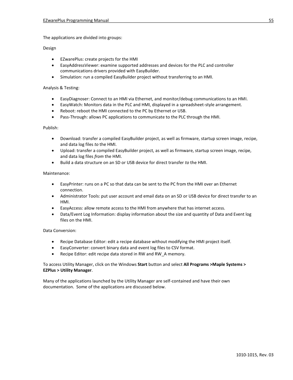 Maple Systems 5000HD Series User Manual | Page 61 / 264