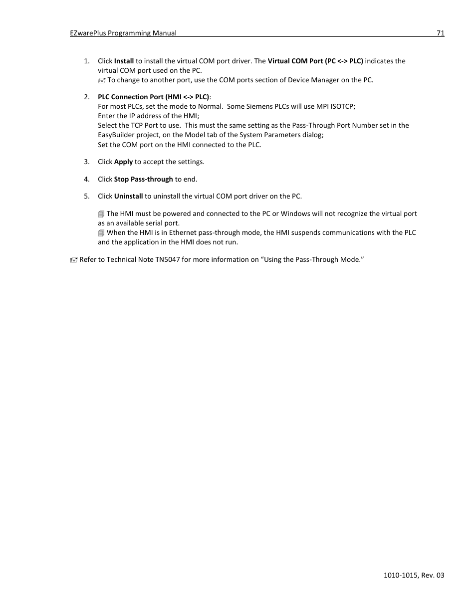 Maple Systems 5000HD Series User Manual | Page 77 / 264