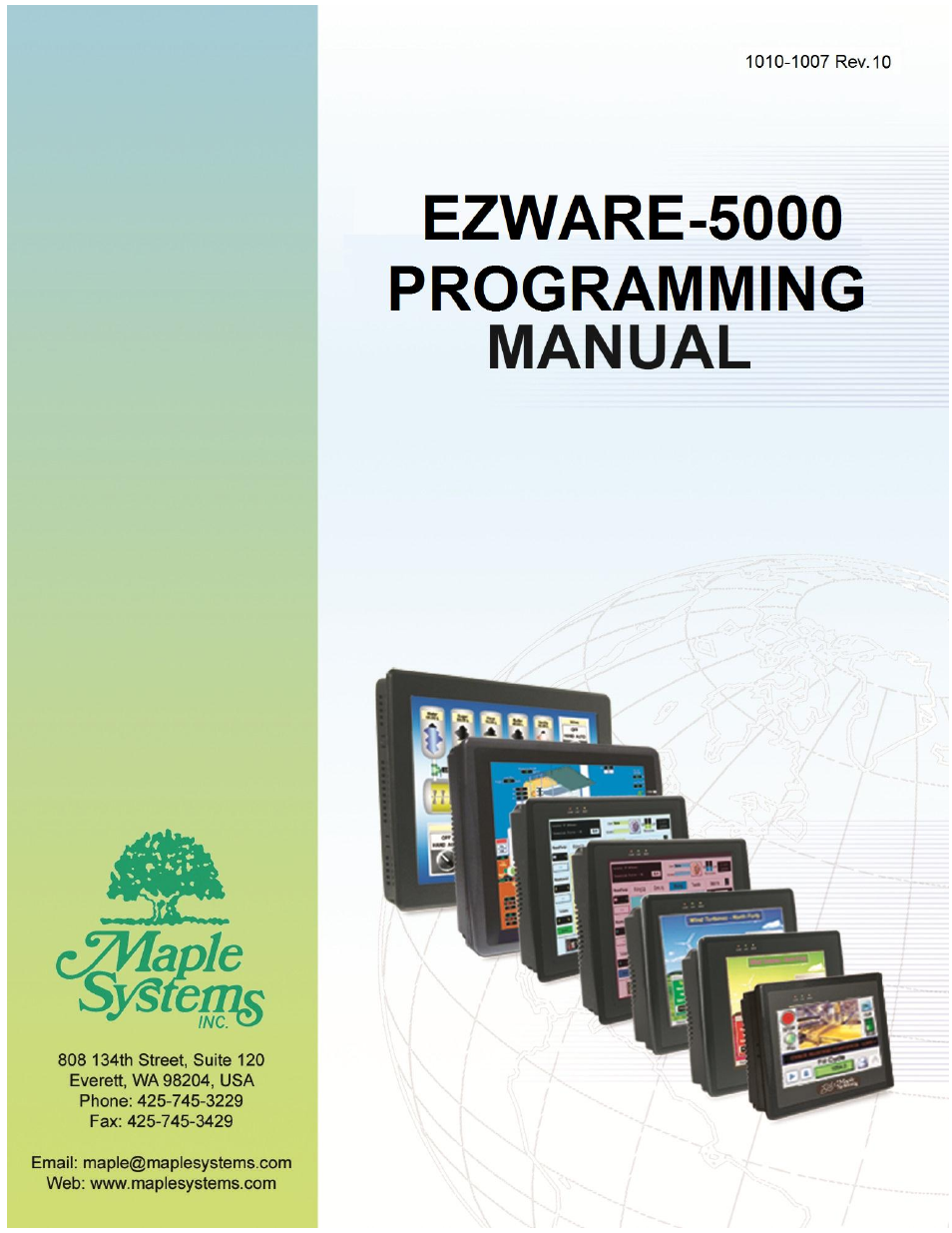 Maple Systems HMI5000 Series User Manual | 202 pages
