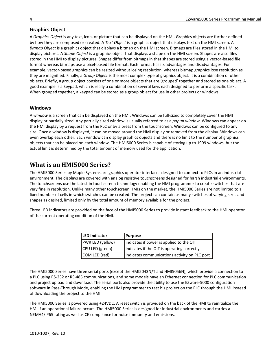 Graphics object, Windows, What is an hmi5000 series | Maple Systems HMI5000 Series User Manual | Page 10 / 202