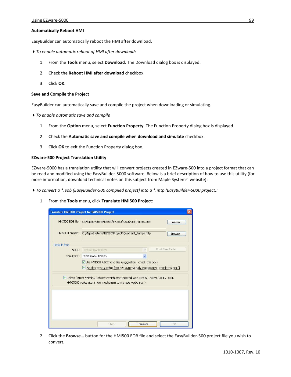 Maple Systems HMI5000 Series User Manual | Page 105 / 202