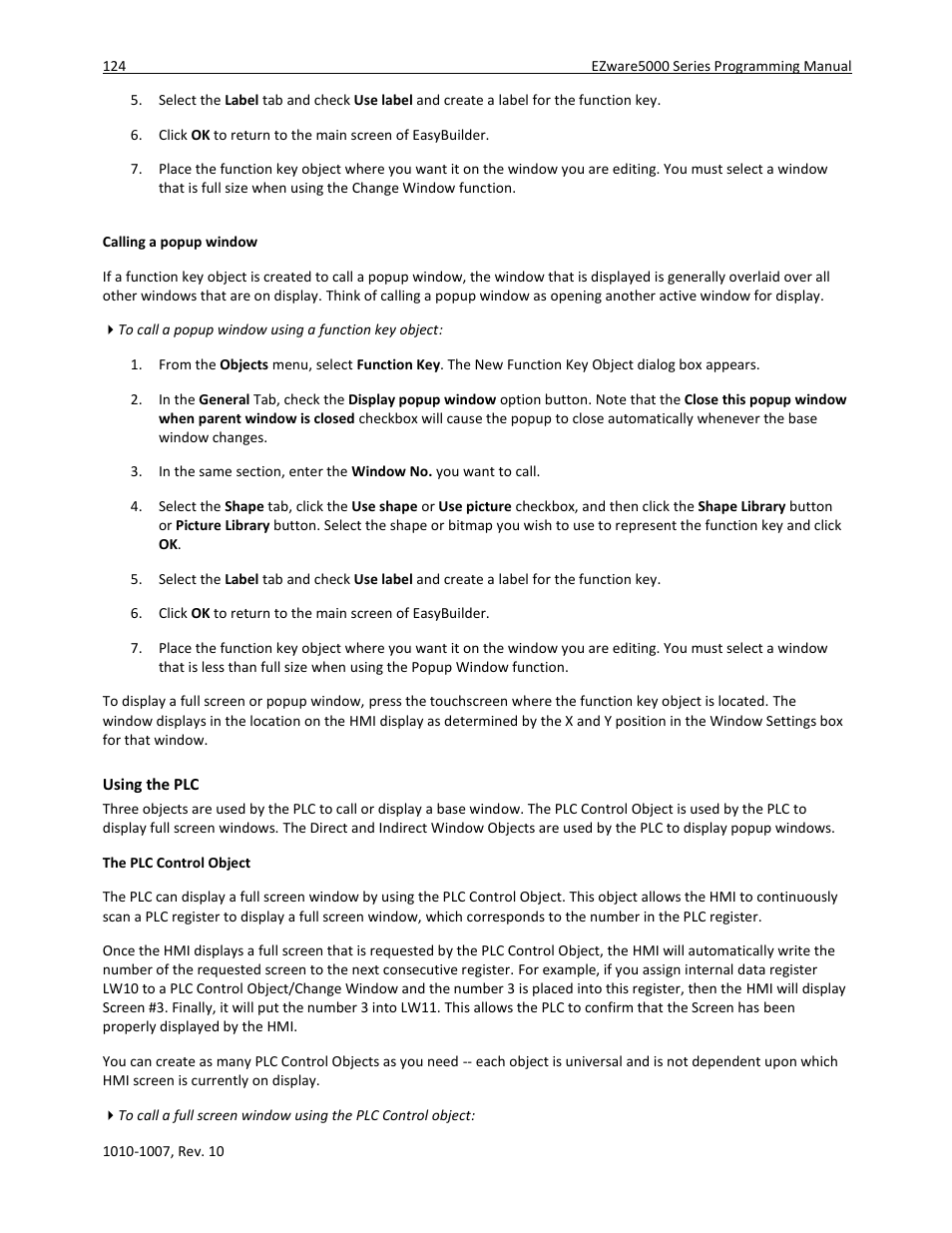 Using the plc | Maple Systems HMI5000 Series User Manual | Page 130 / 202