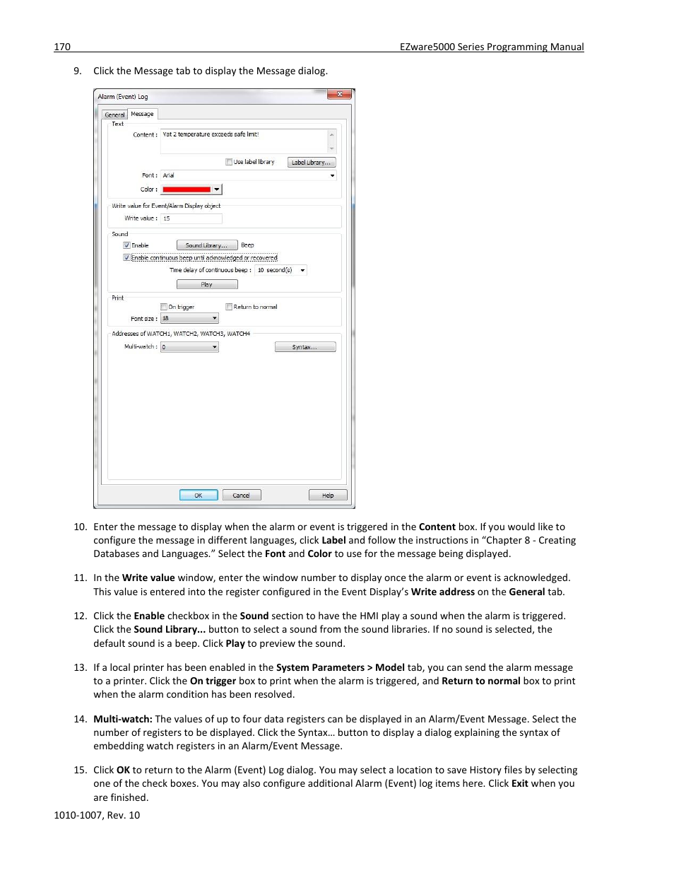 Maple Systems HMI5000 Series User Manual | Page 176 / 202