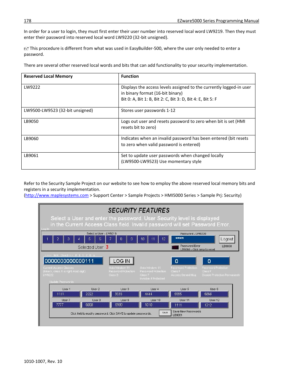 Maple Systems HMI5000 Series User Manual | Page 184 / 202
