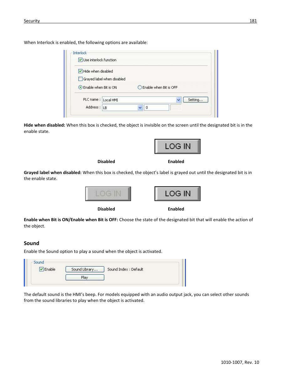 Sound | Maple Systems HMI5000 Series User Manual | Page 187 / 202