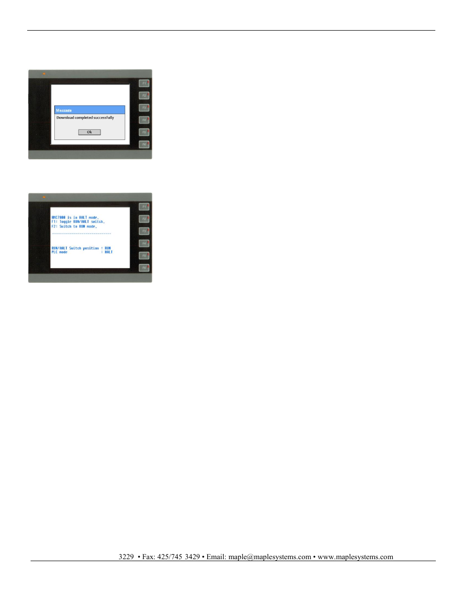 Maple Systems HMC7000 Series User Manual | Page 26 / 27