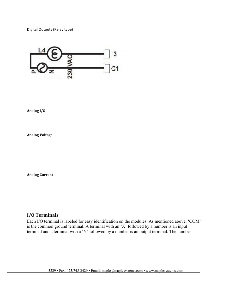 I/o terminals | Maple Systems HMC7000 Series User Manual | Page 74 / 82
