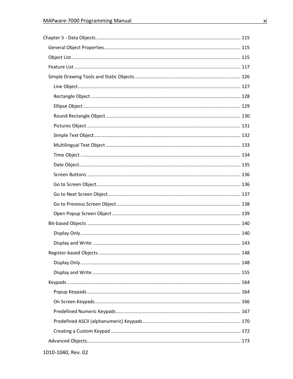 Maple Systems MAPware-7000 User Manual | Page 11 / 336