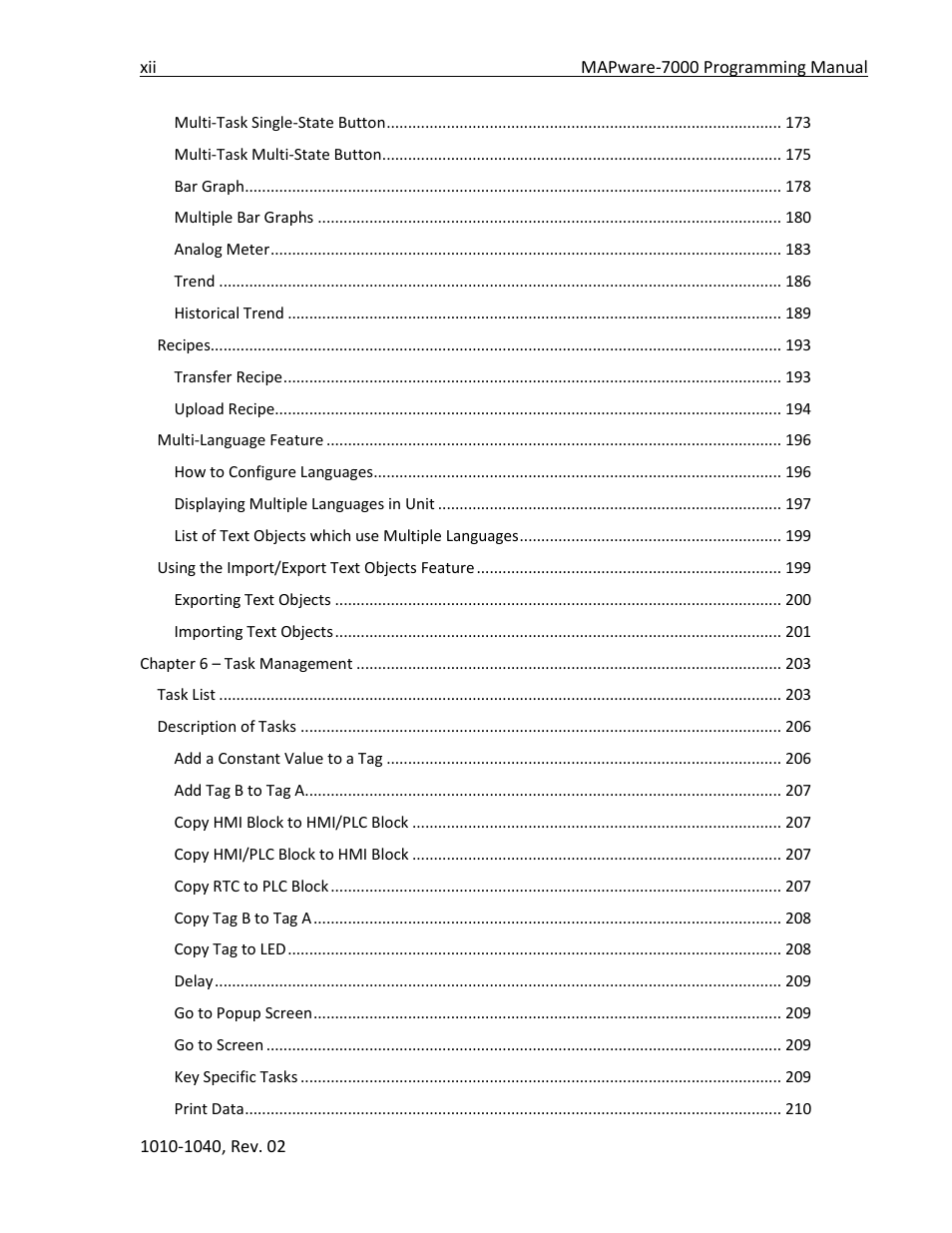 Maple Systems MAPware-7000 User Manual | Page 12 / 336