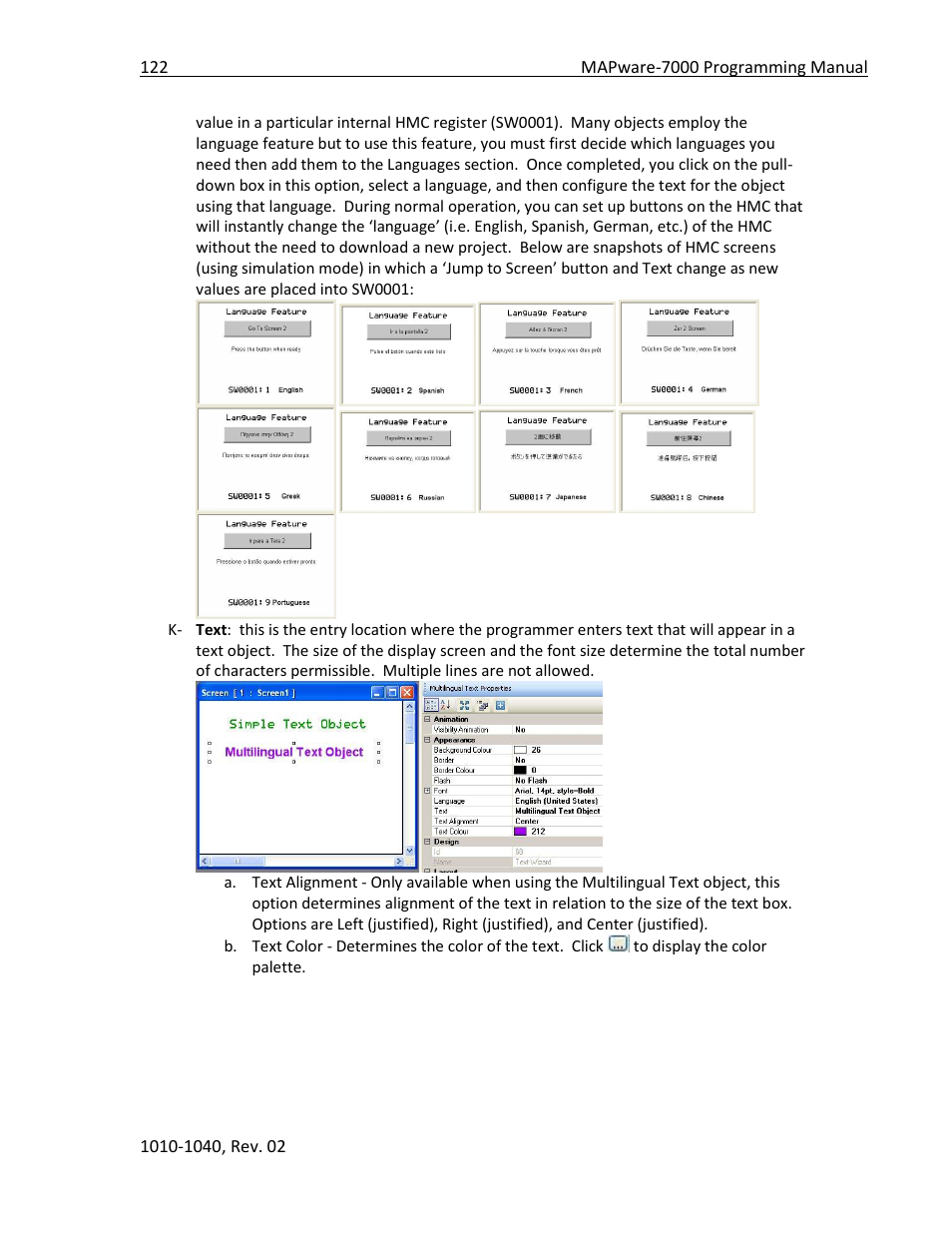 Maple Systems MAPware-7000 User Manual | Page 122 / 336