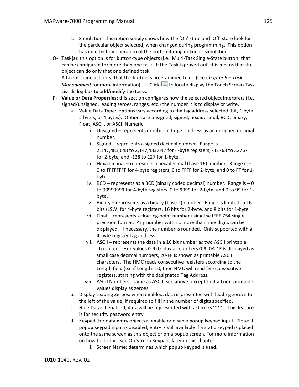Maple Systems MAPware-7000 User Manual | Page 125 / 336