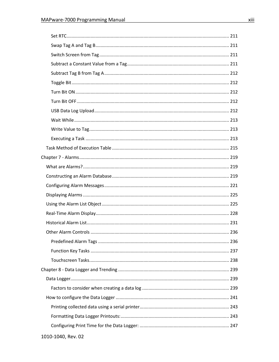 Maple Systems MAPware-7000 User Manual | Page 13 / 336
