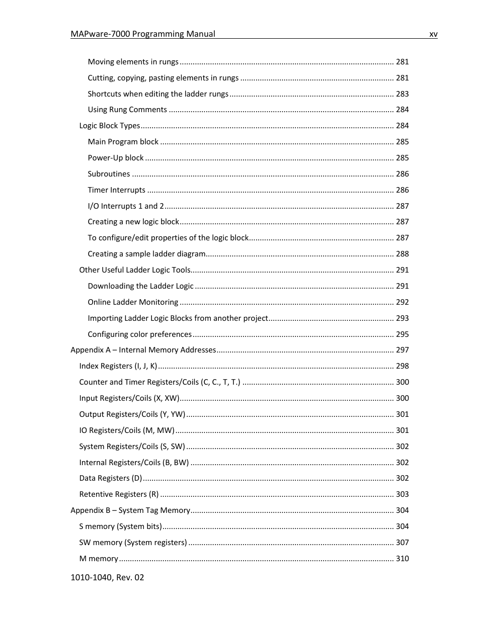 Maple Systems MAPware-7000 User Manual | Page 15 / 336