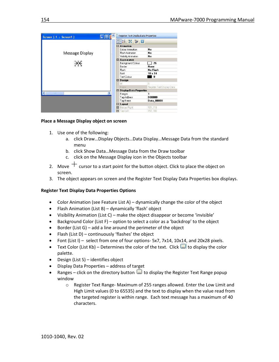 Maple Systems MAPware-7000 User Manual | Page 154 / 336