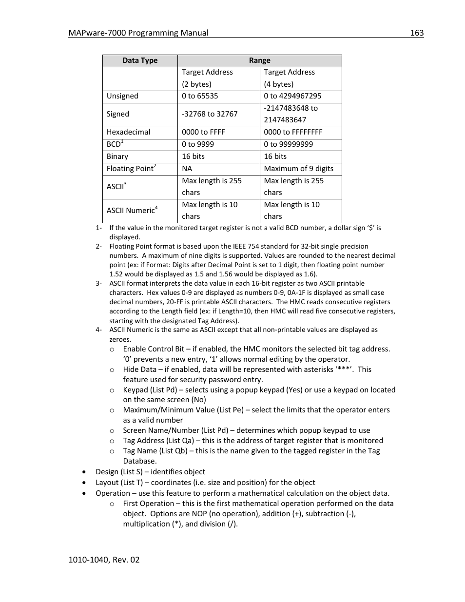 Maple Systems MAPware-7000 User Manual | Page 163 / 336