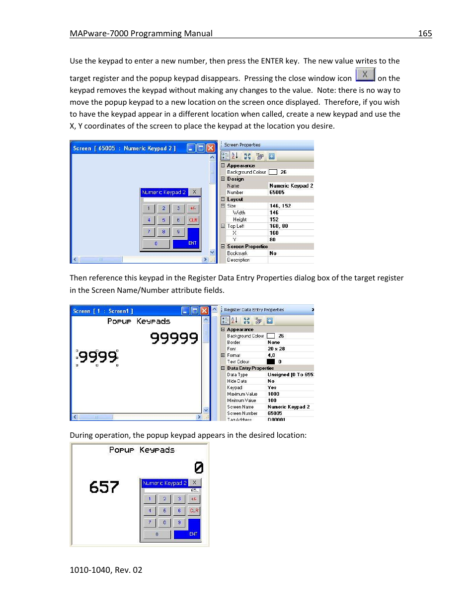 Maple Systems MAPware-7000 User Manual | Page 165 / 336