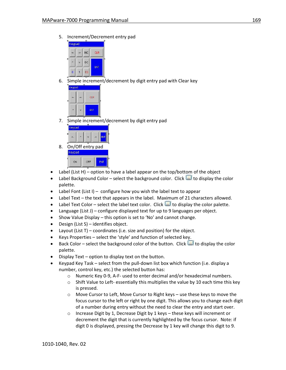 Maple Systems MAPware-7000 User Manual | Page 169 / 336
