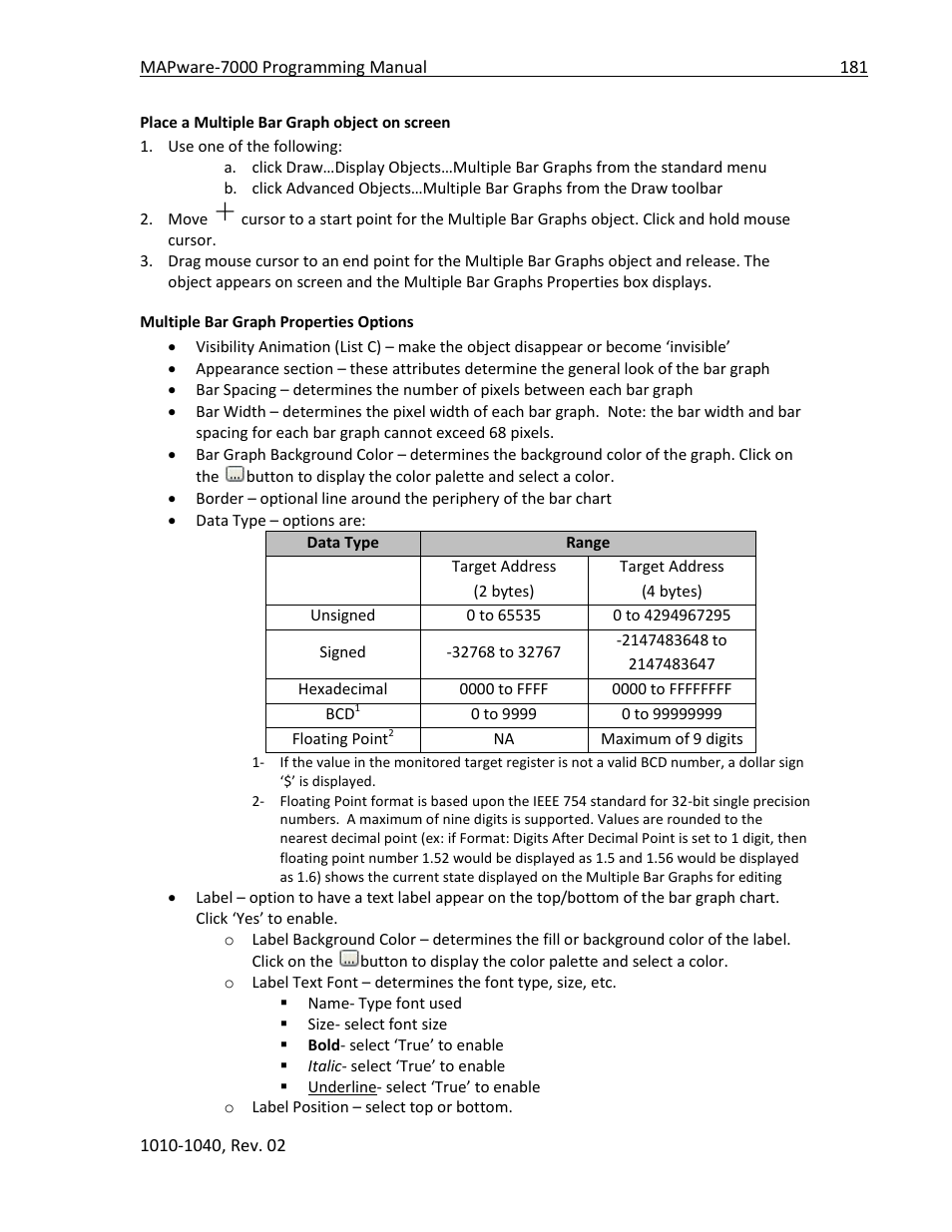 Maple Systems MAPware-7000 User Manual | Page 181 / 336