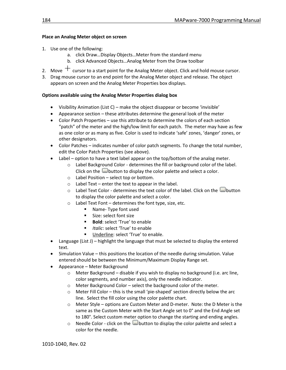 Maple Systems MAPware-7000 User Manual | Page 184 / 336