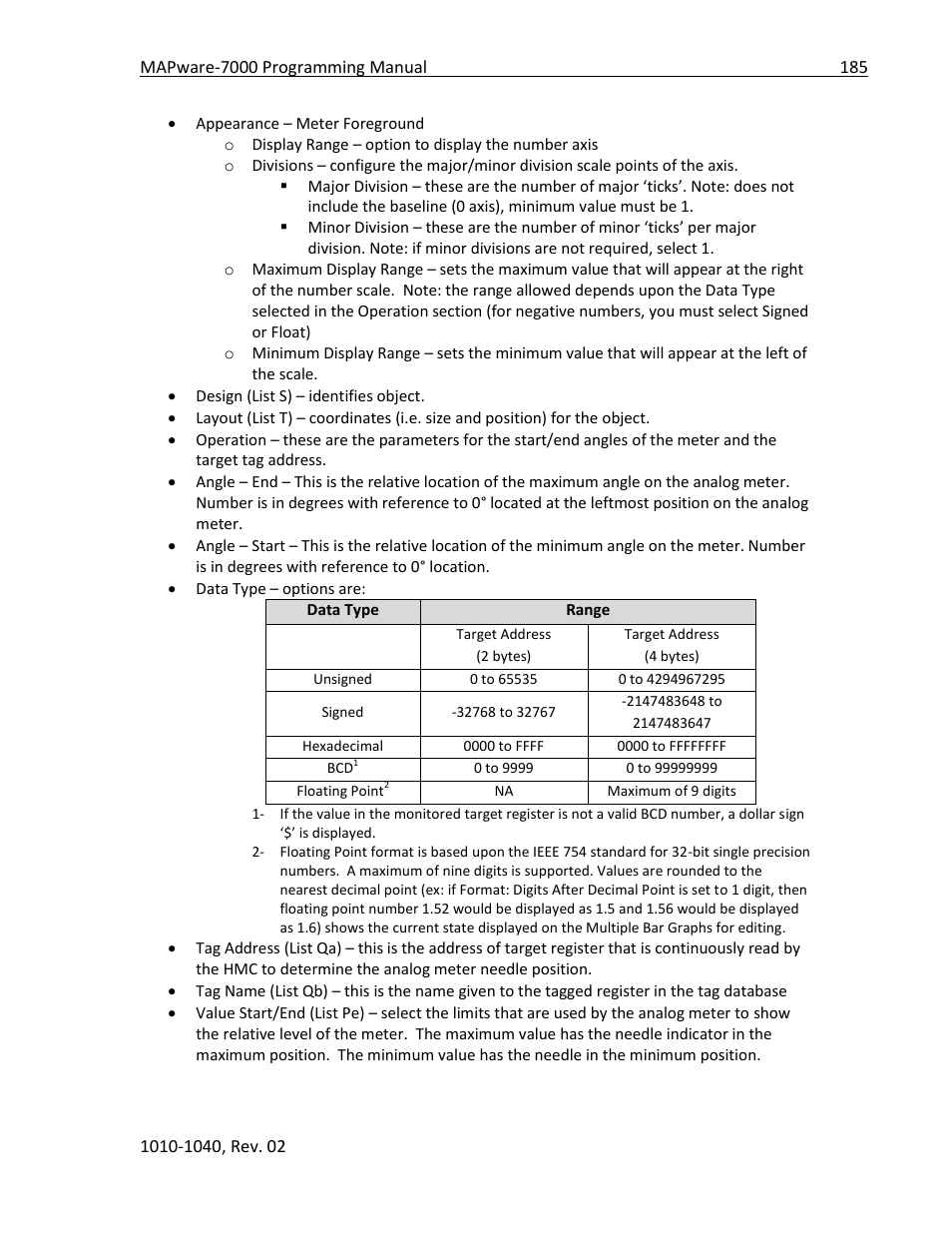Maple Systems MAPware-7000 User Manual | Page 185 / 336
