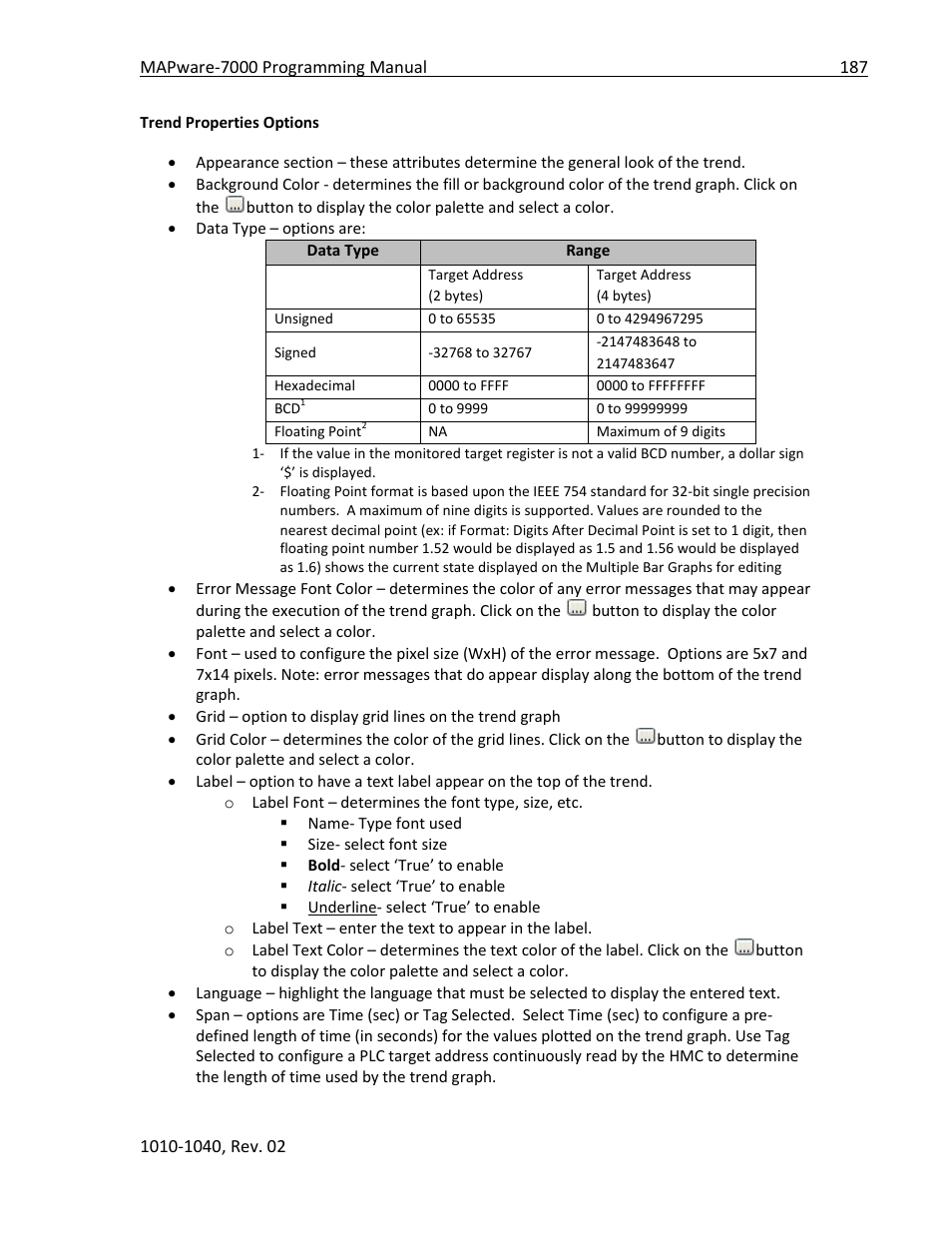 Maple Systems MAPware-7000 User Manual | Page 187 / 336