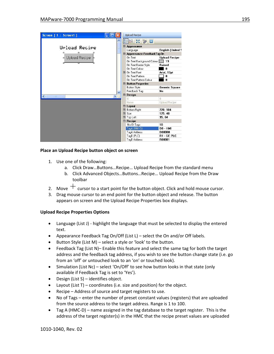 Maple Systems MAPware-7000 User Manual | Page 195 / 336