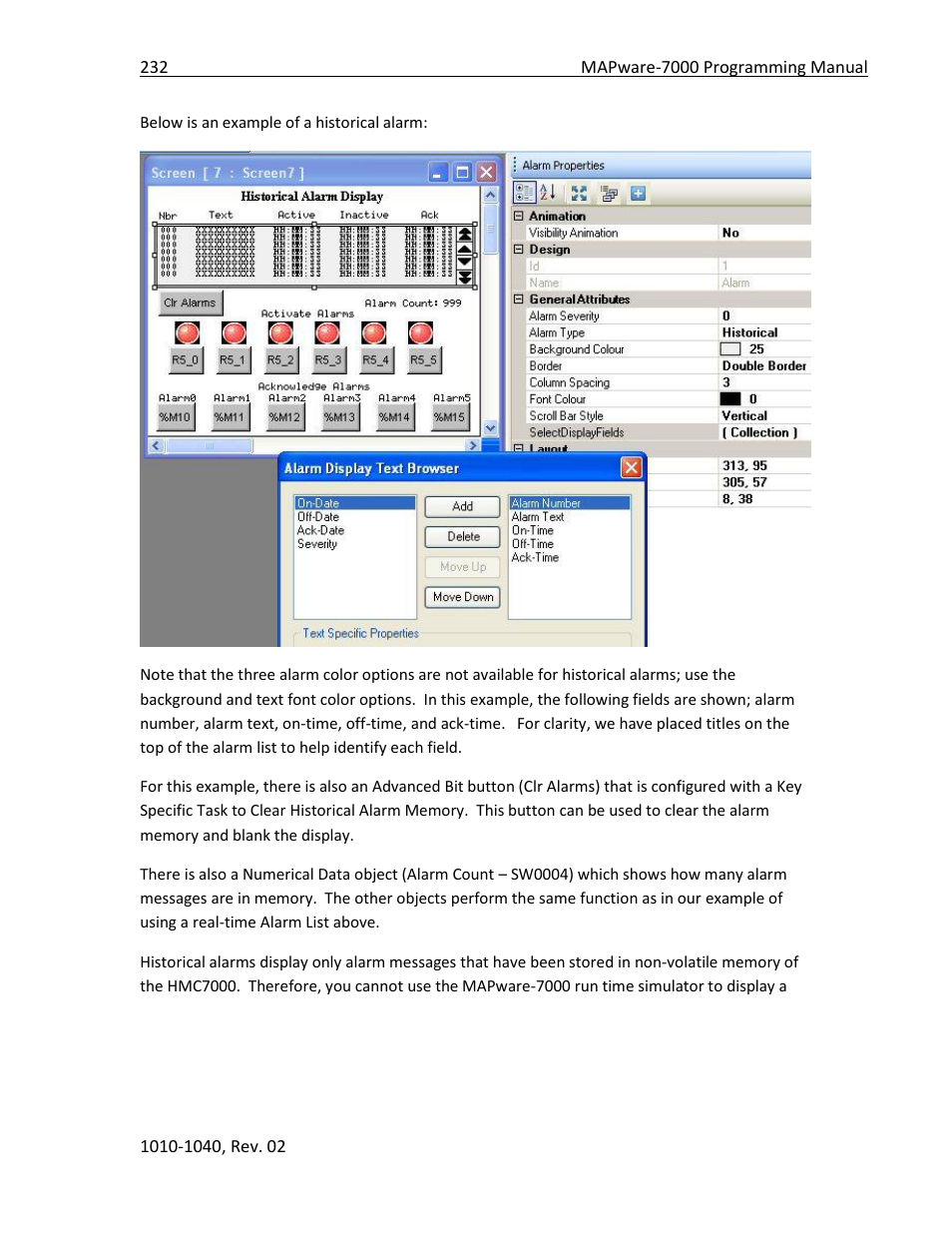 Maple Systems MAPware-7000 User Manual | Page 232 / 336