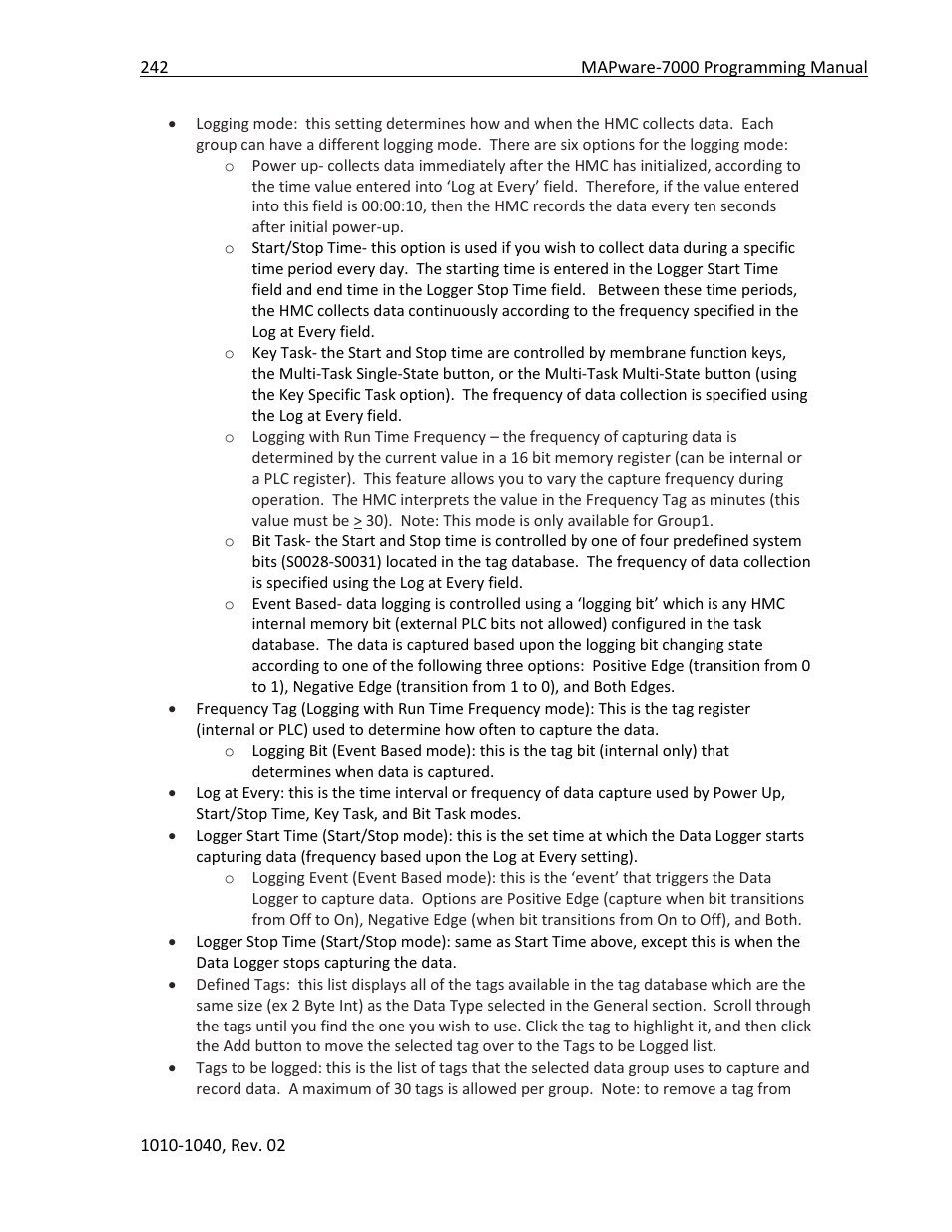 Maple Systems MAPware-7000 User Manual | Page 242 / 336