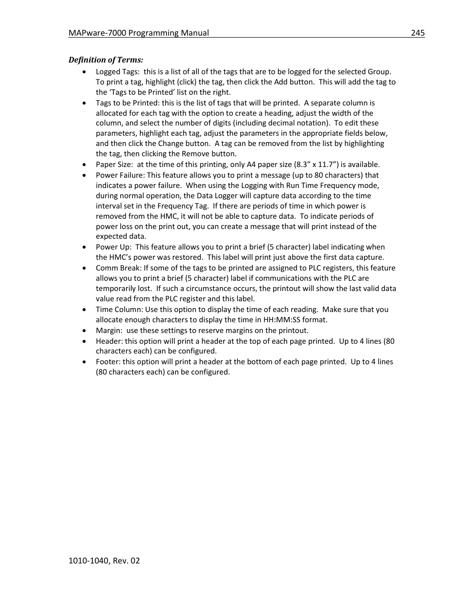 Maple Systems MAPware-7000 User Manual | Page 245 / 336
