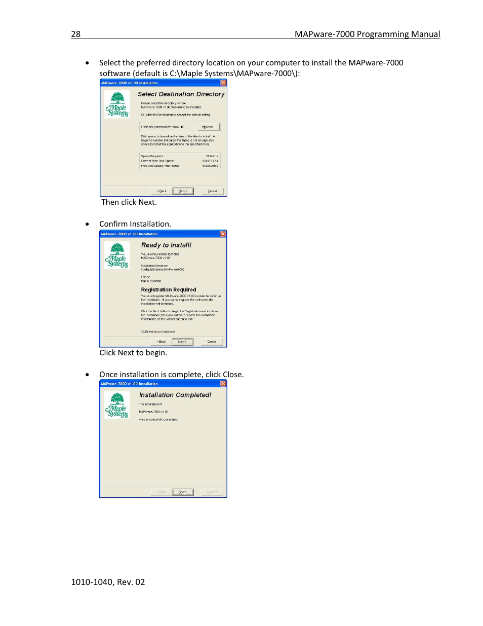 Maple Systems MAPware-7000 User Manual | Page 28 / 336