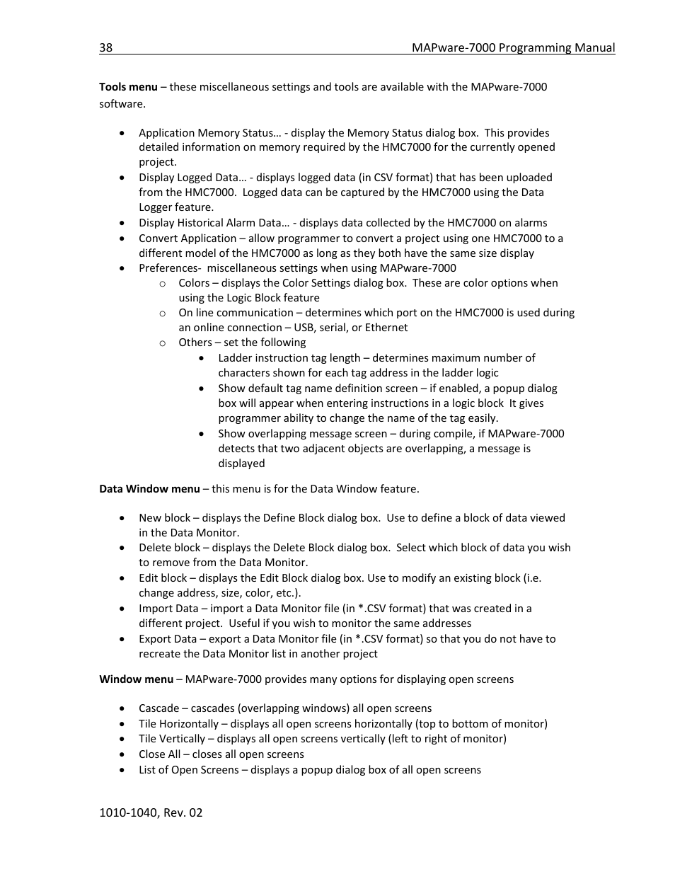 Maple Systems MAPware-7000 User Manual | Page 38 / 336