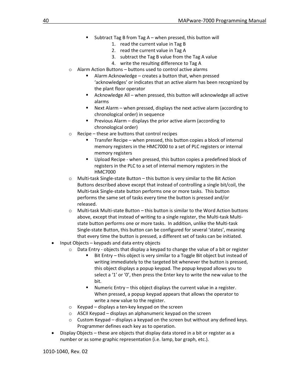 Maple Systems MAPware-7000 User Manual | Page 40 / 336