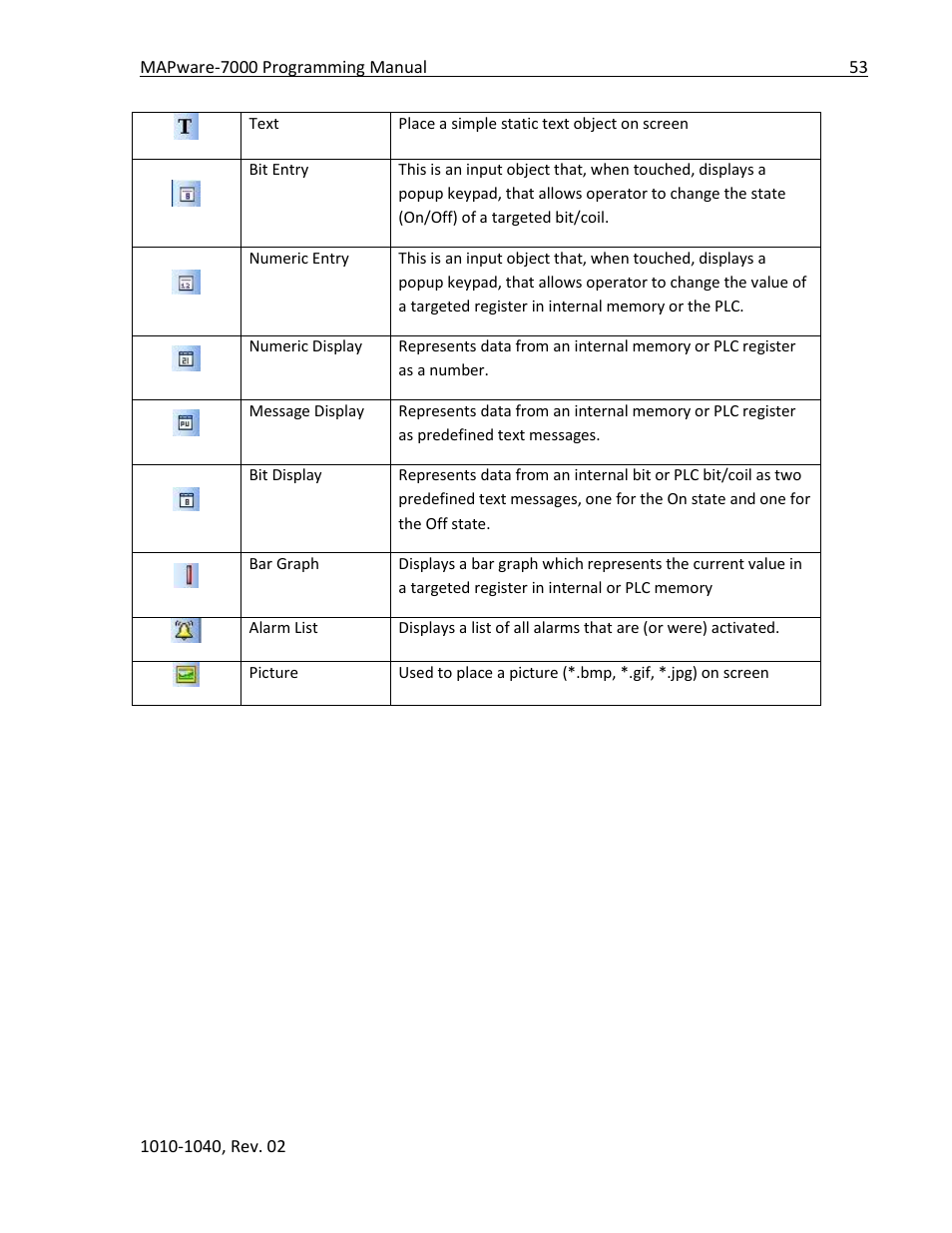 Maple Systems MAPware-7000 User Manual | Page 53 / 336