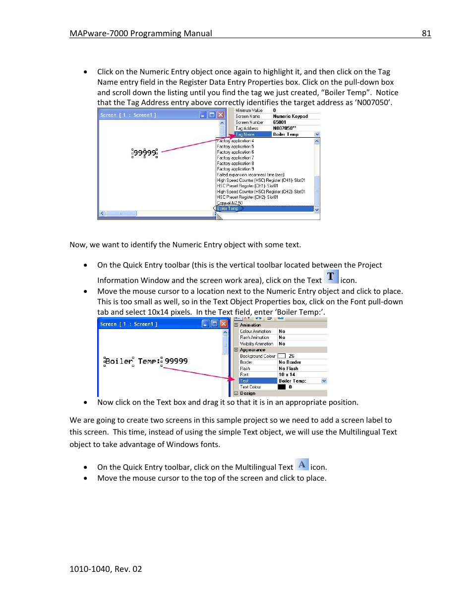Maple Systems MAPware-7000 User Manual | Page 81 / 336