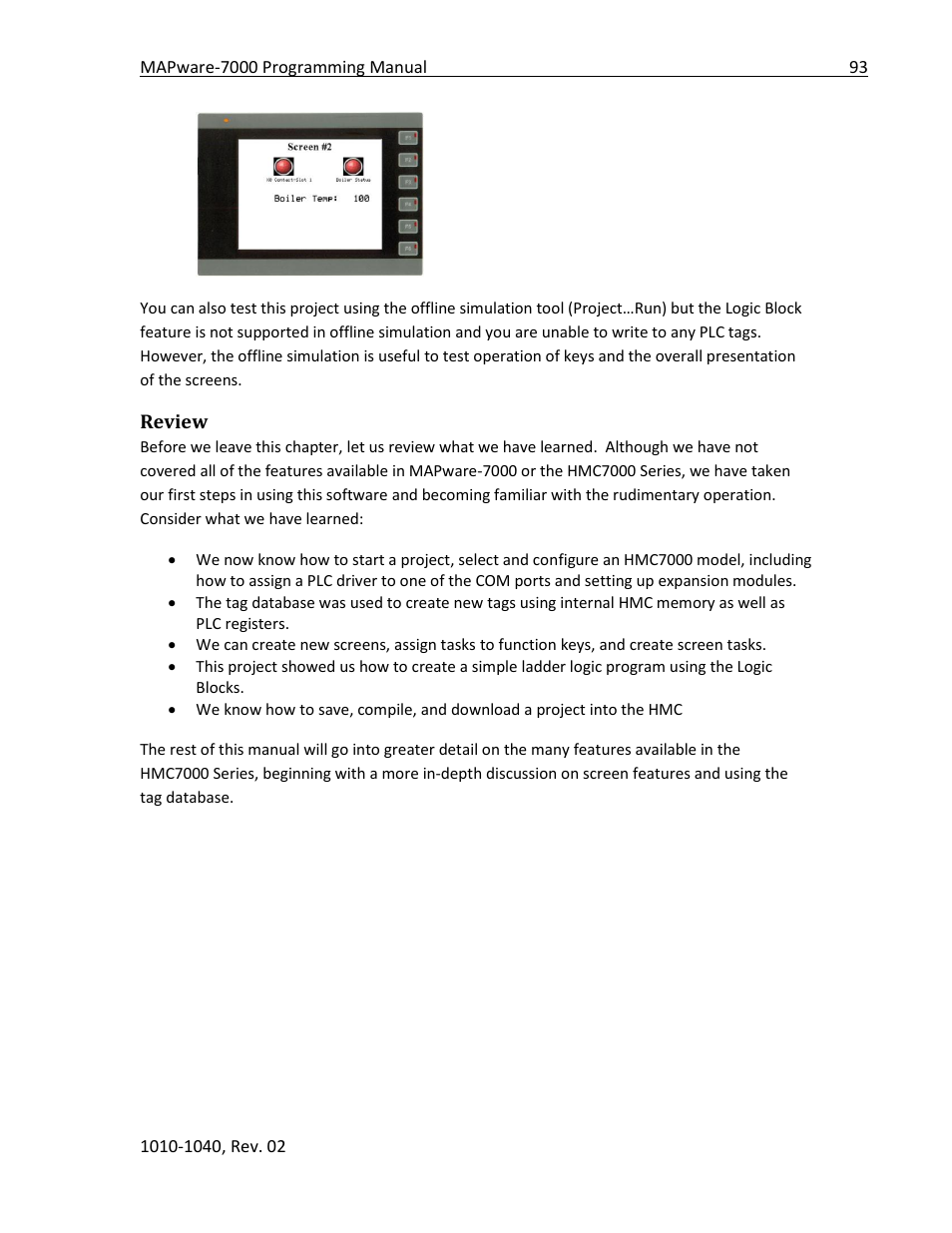 Review | Maple Systems MAPware-7000 User Manual | Page 93 / 336