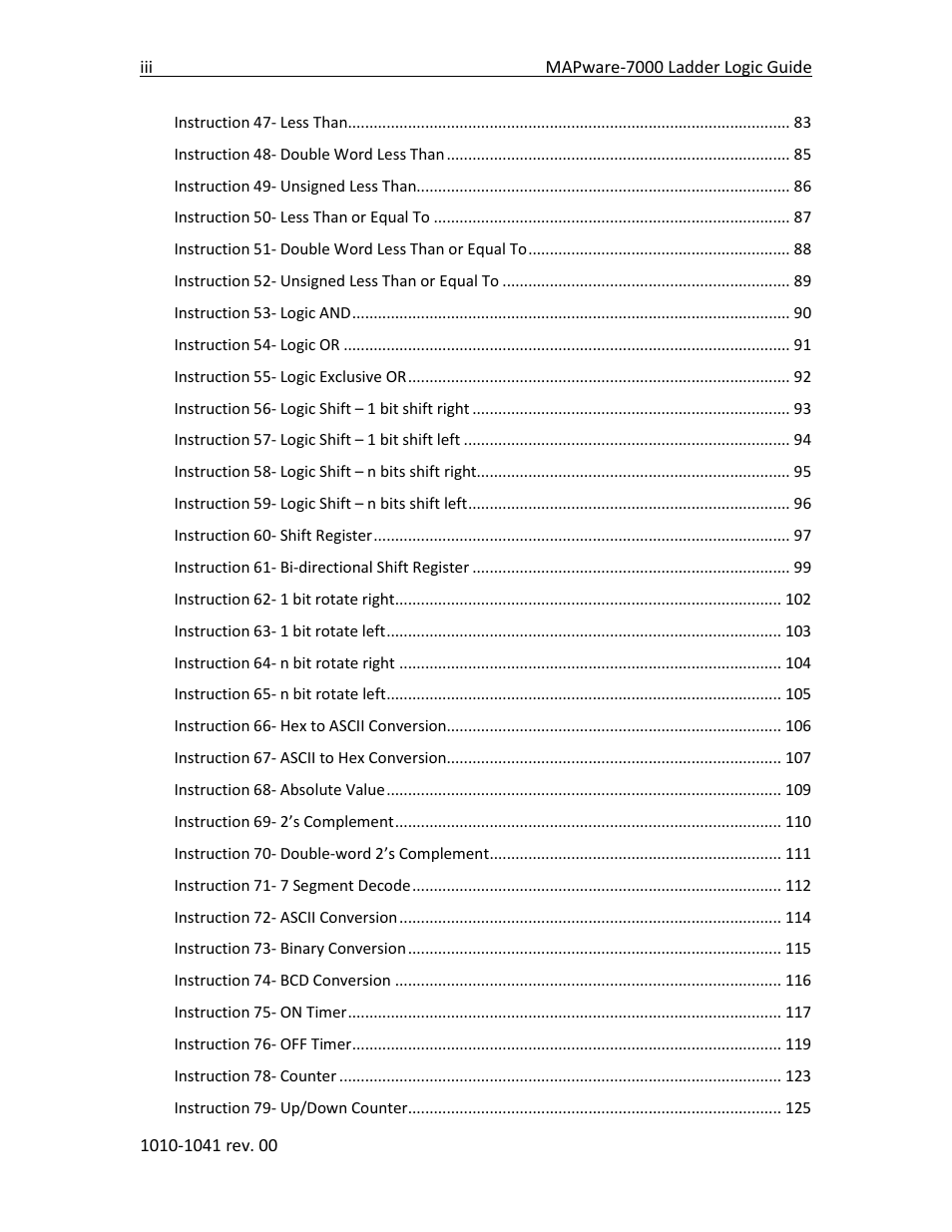 Maple Systems MAPware-7000 User Manual | Page 5 / 190