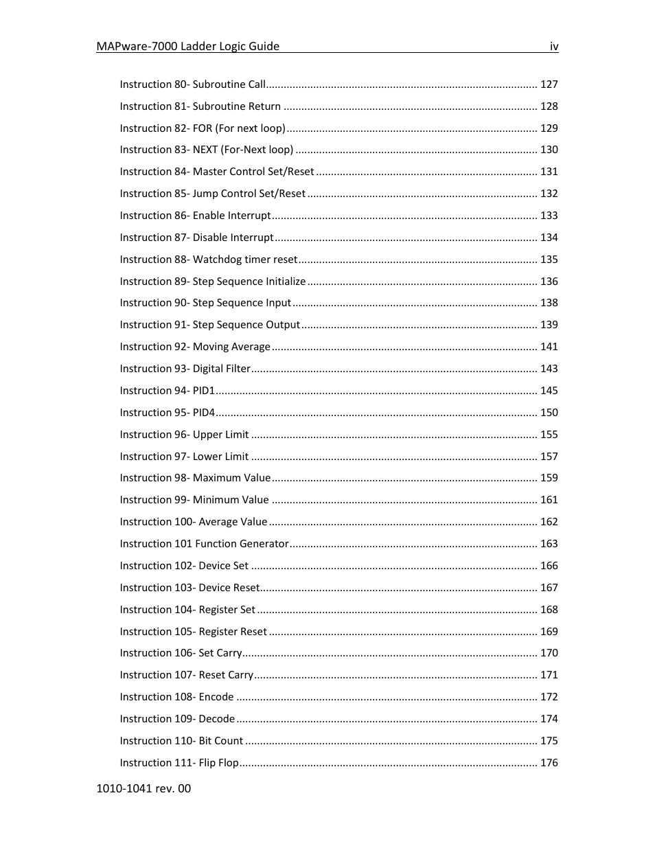 Maple Systems MAPware-7000 User Manual | Page 6 / 190