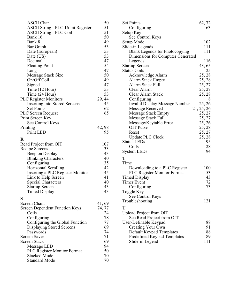 Maple Systems OIT Family User Manual | Page 127 / 127