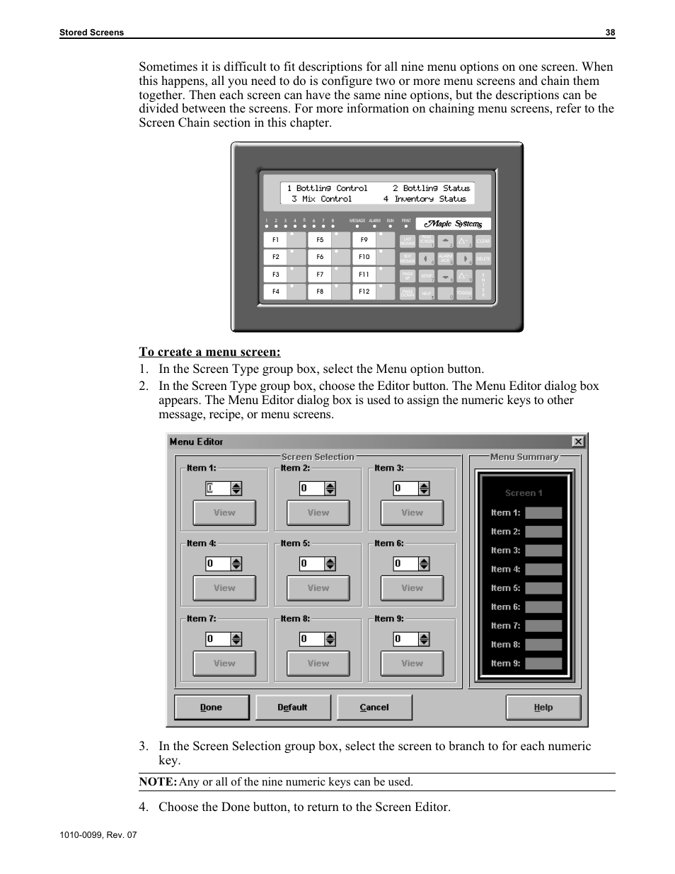 Configuring 38 | Maple Systems OIT Family User Manual | Page 38 / 127