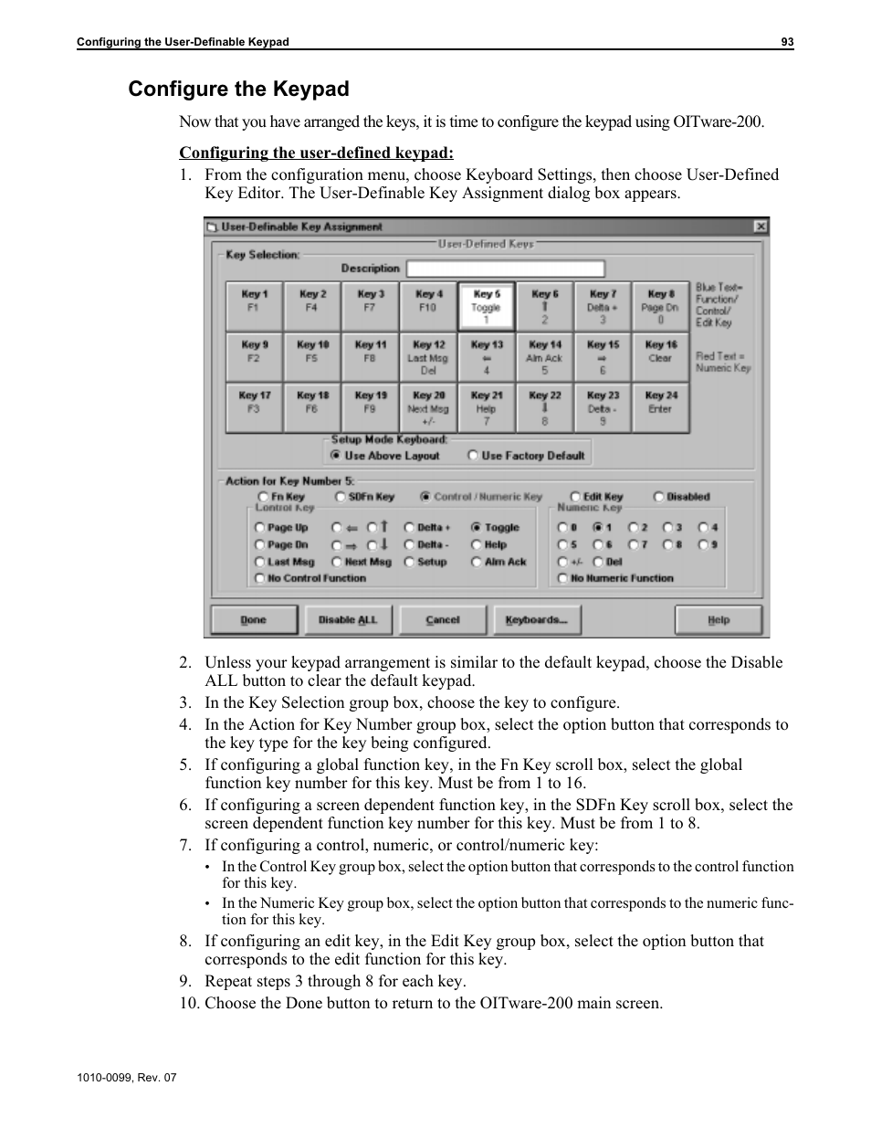 Configure the keypad | Maple Systems OIT Family User Manual | Page 93 / 127